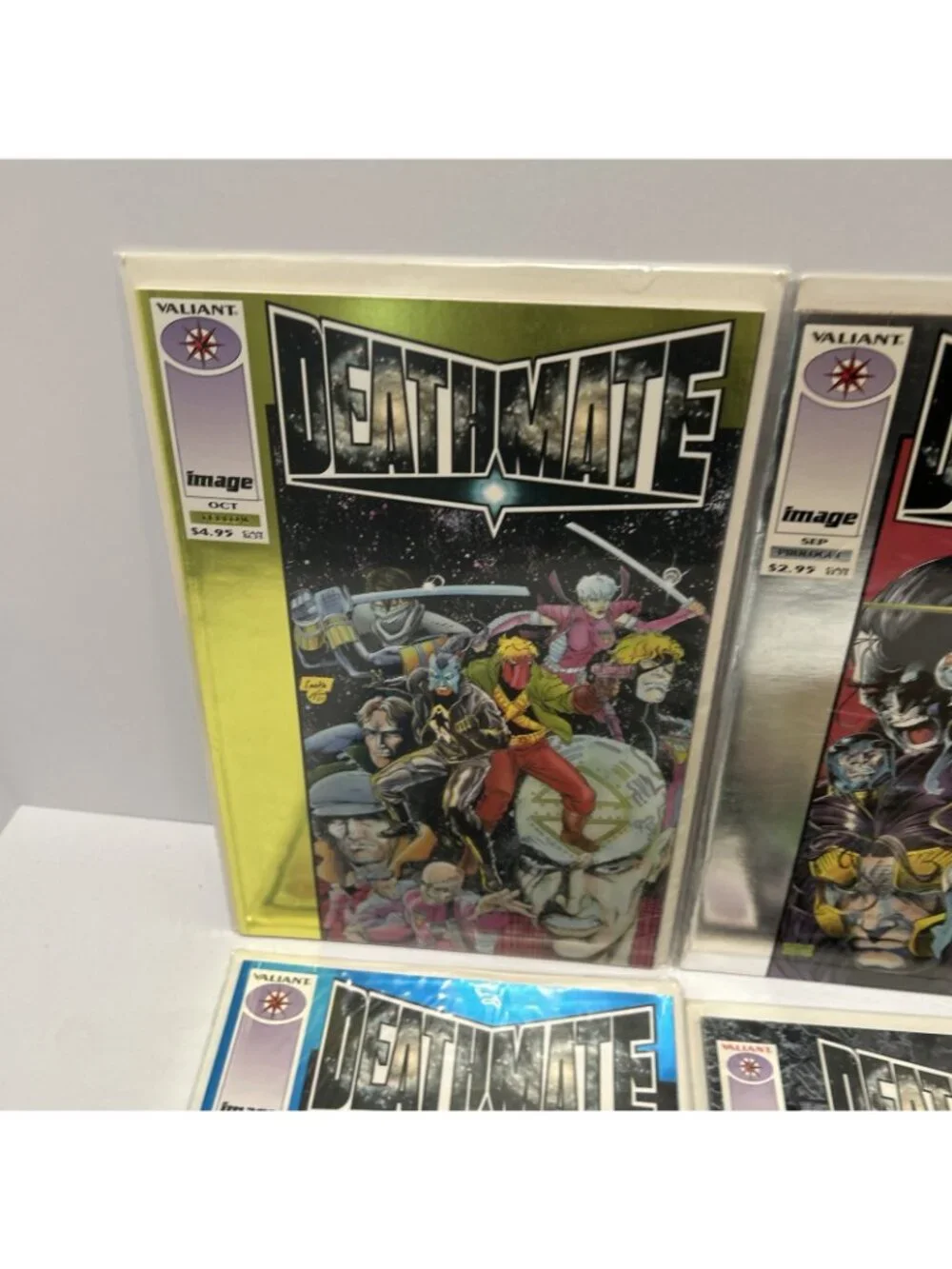 Valiant: Deathmate: Silver, Black, Blue, Yellow (1993) Bagged and Boarded Comic